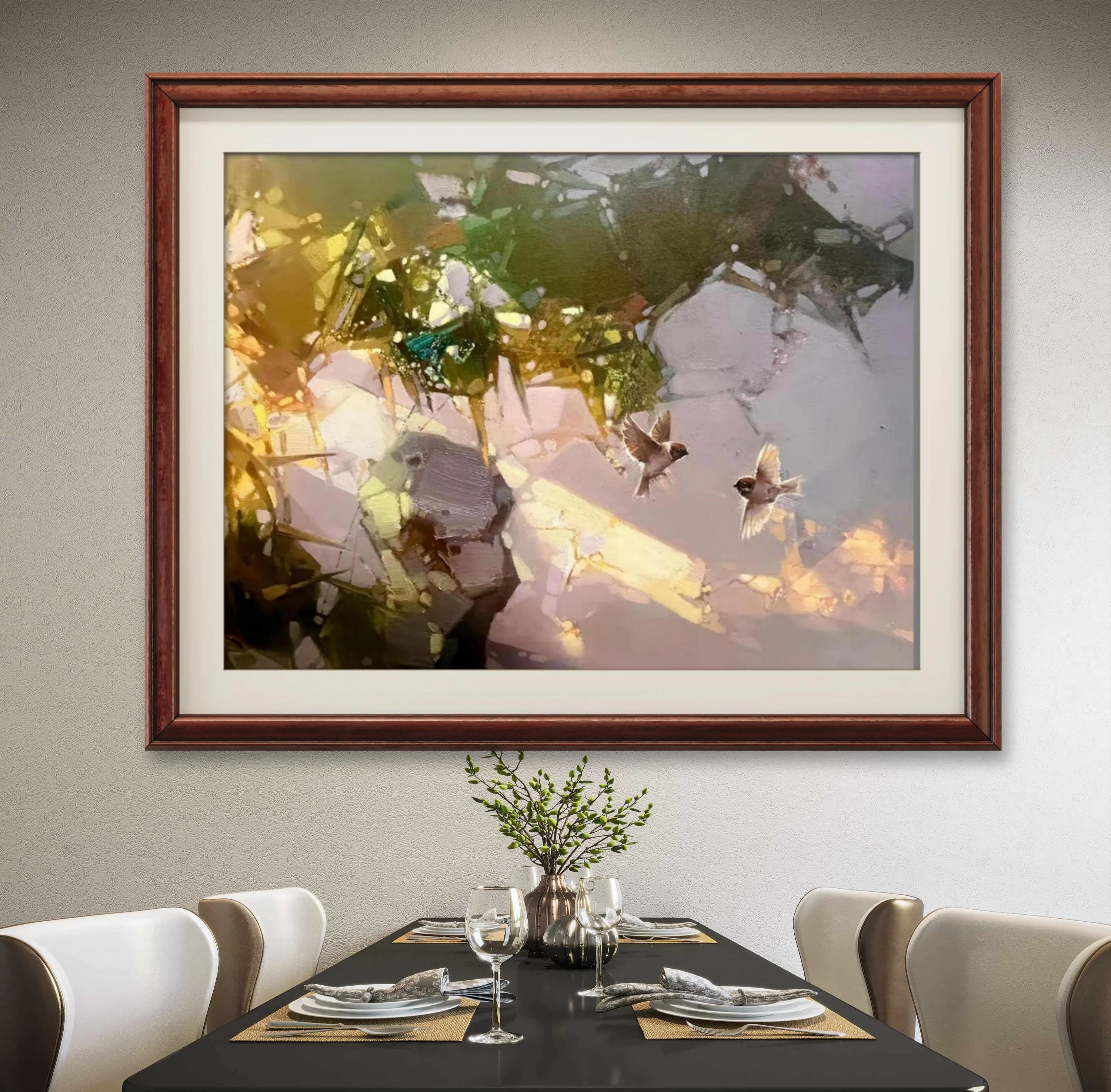 The leap between light and shadow