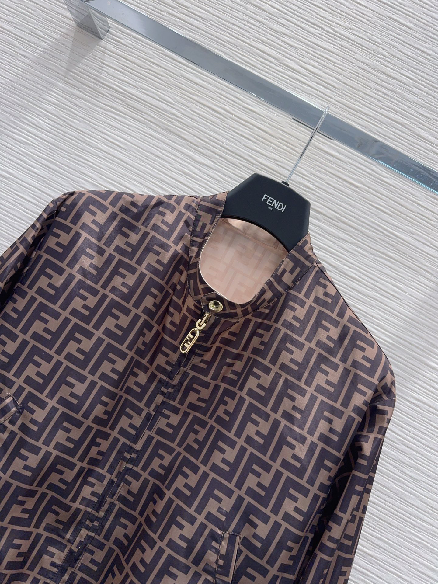 [TOP] FENDI FF Jacket - Brown/Khaki