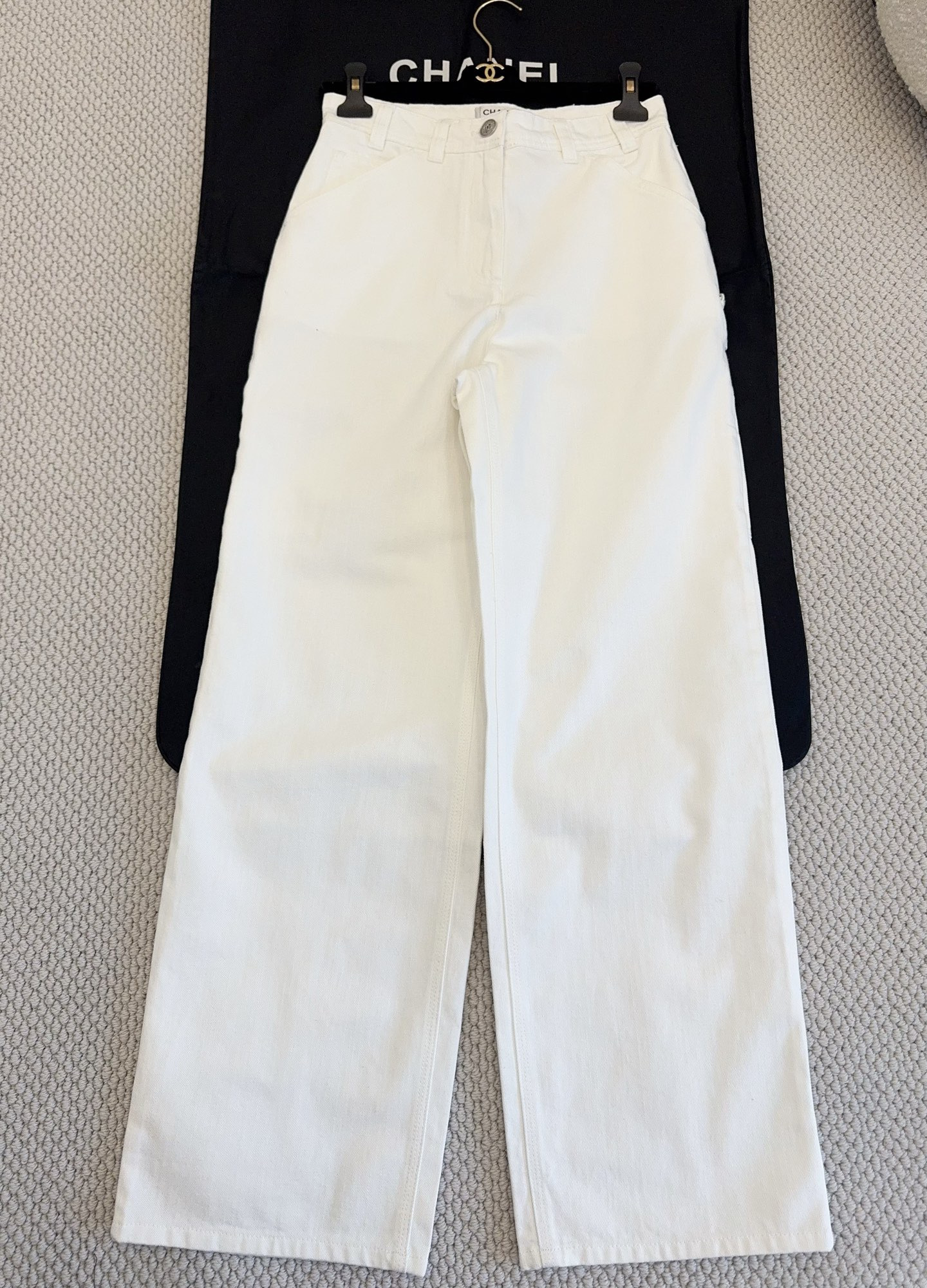 NIGO Chanel Jeans Washed Denim White #nigo377644