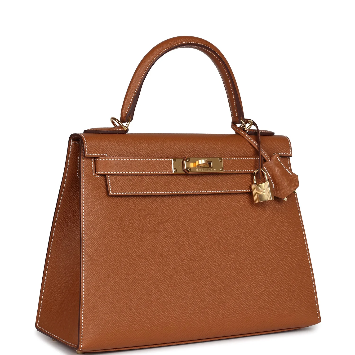 Hermes Kelly Sellier  Gold Epsom Gold Hardware