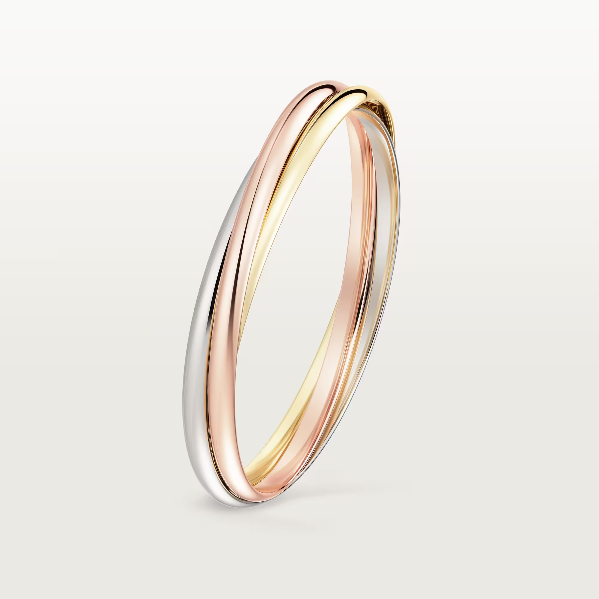 Carty Three Circles Bracelet, Three Tone, Classic Model