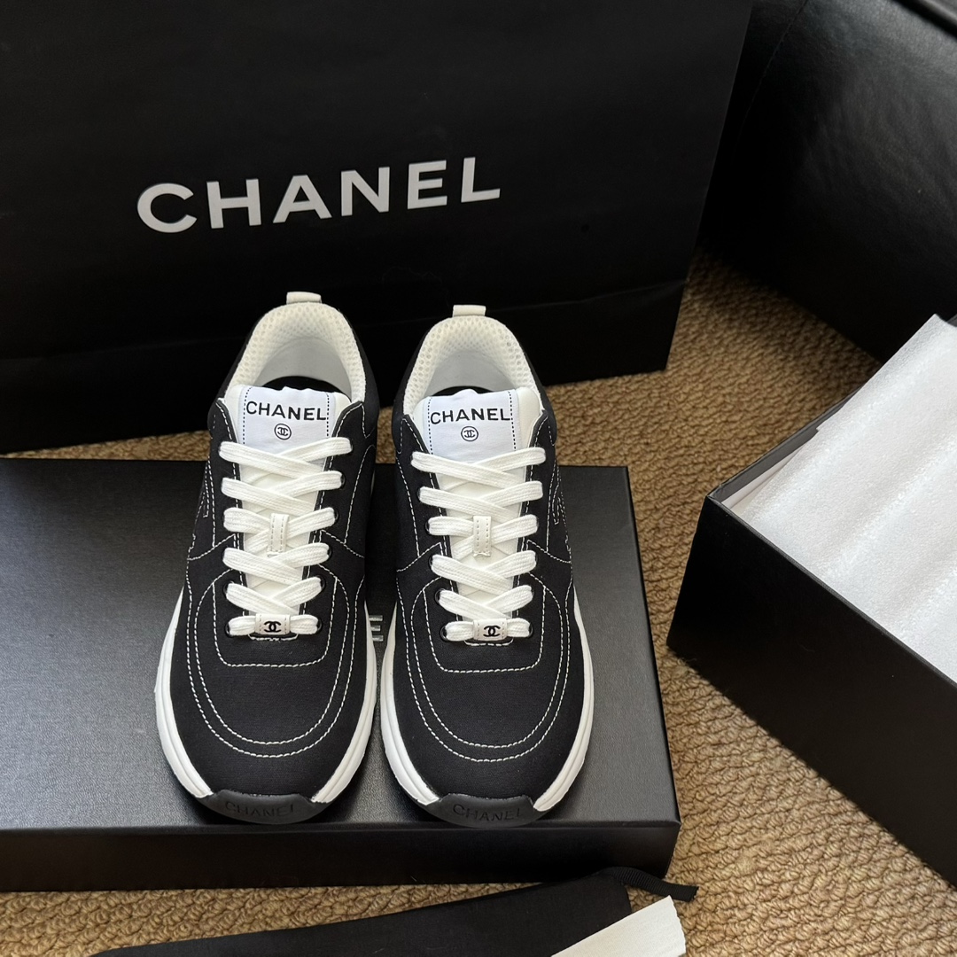 [TOP] CHANEL Sneakers - Black - 711 Luxury