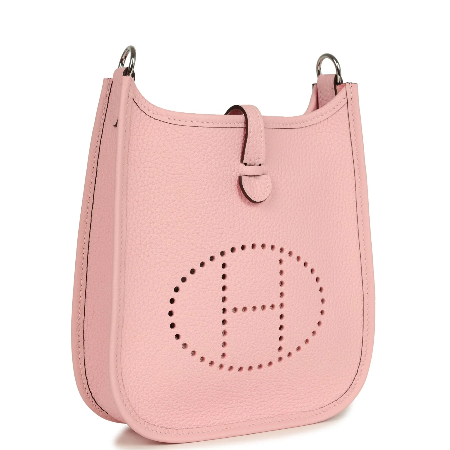 Hermes Evelyne TPM Rose Sakura Clemence Palladium Hardware