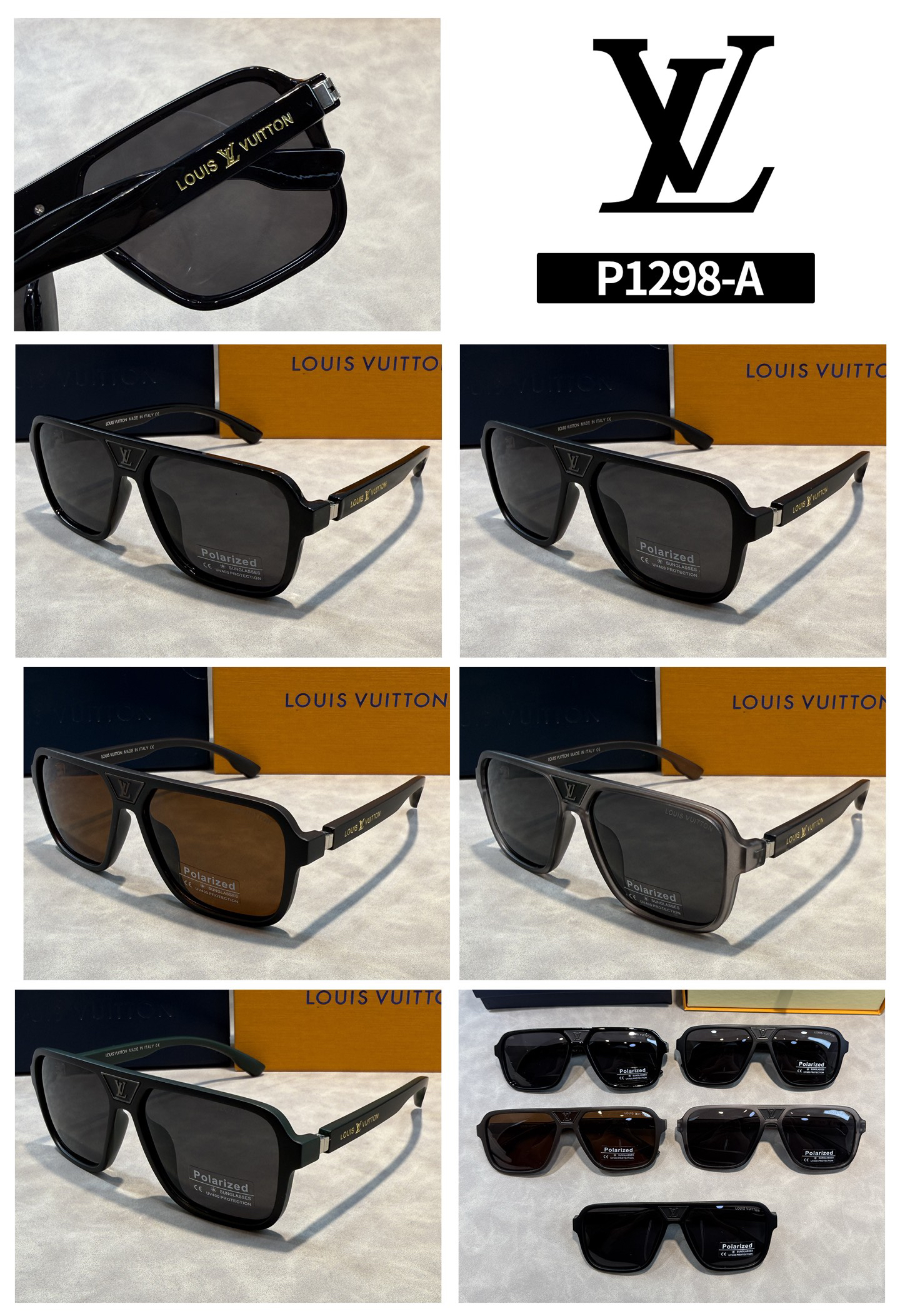 [TOP] Louis Vuitton LV Sunglasses - 5 Colors - 711 Luxury
