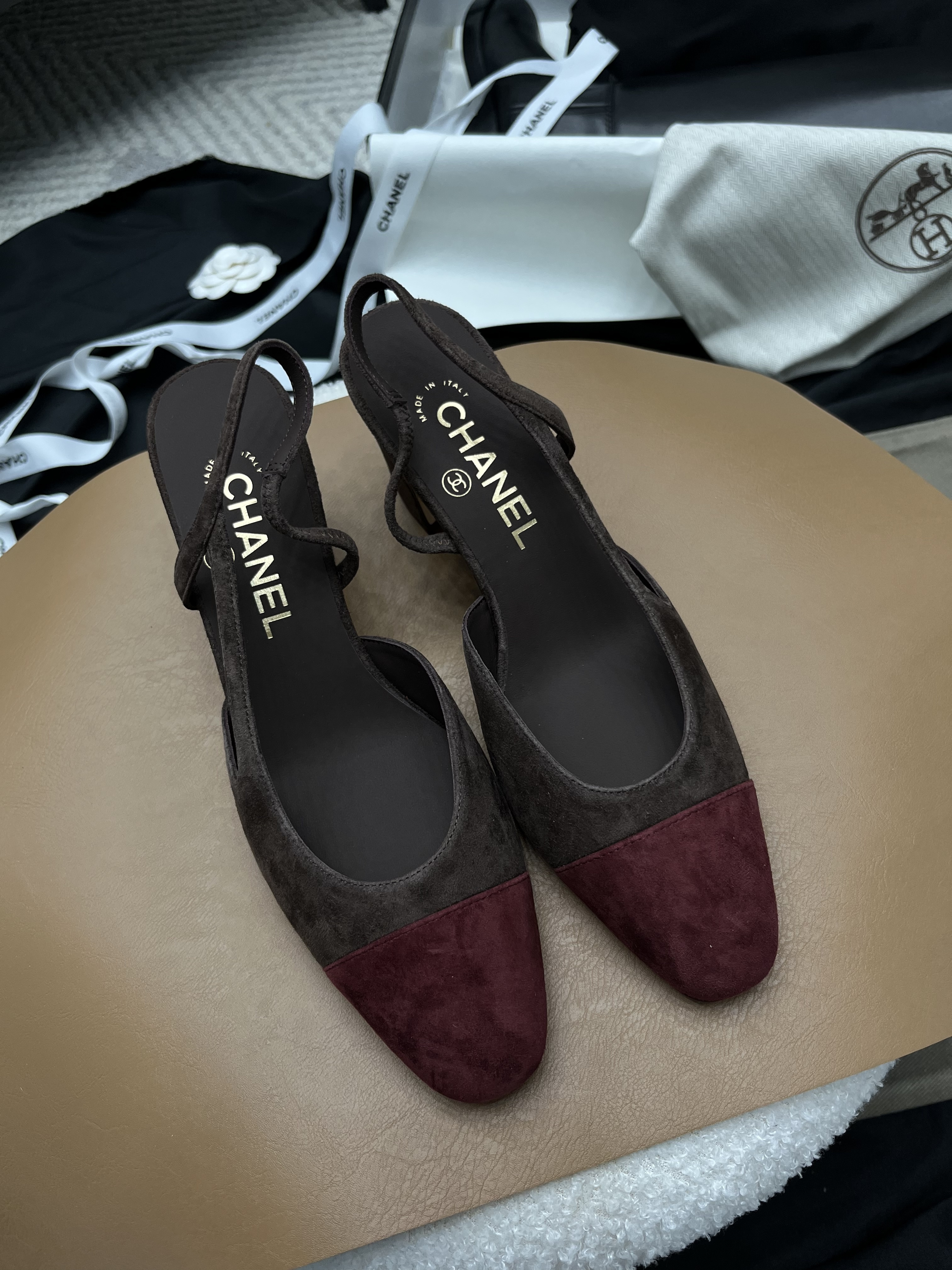 Chanel Shoes Chanel Suede Calfskin High Heels #328134 View 2 | Nigo Office