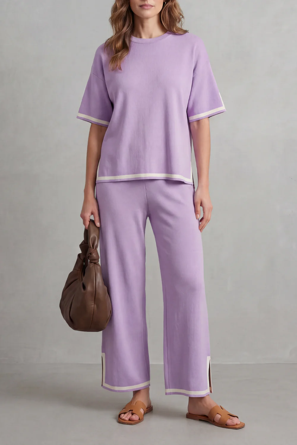 Jeah – Chic Contrast Trim – Lounge Set
