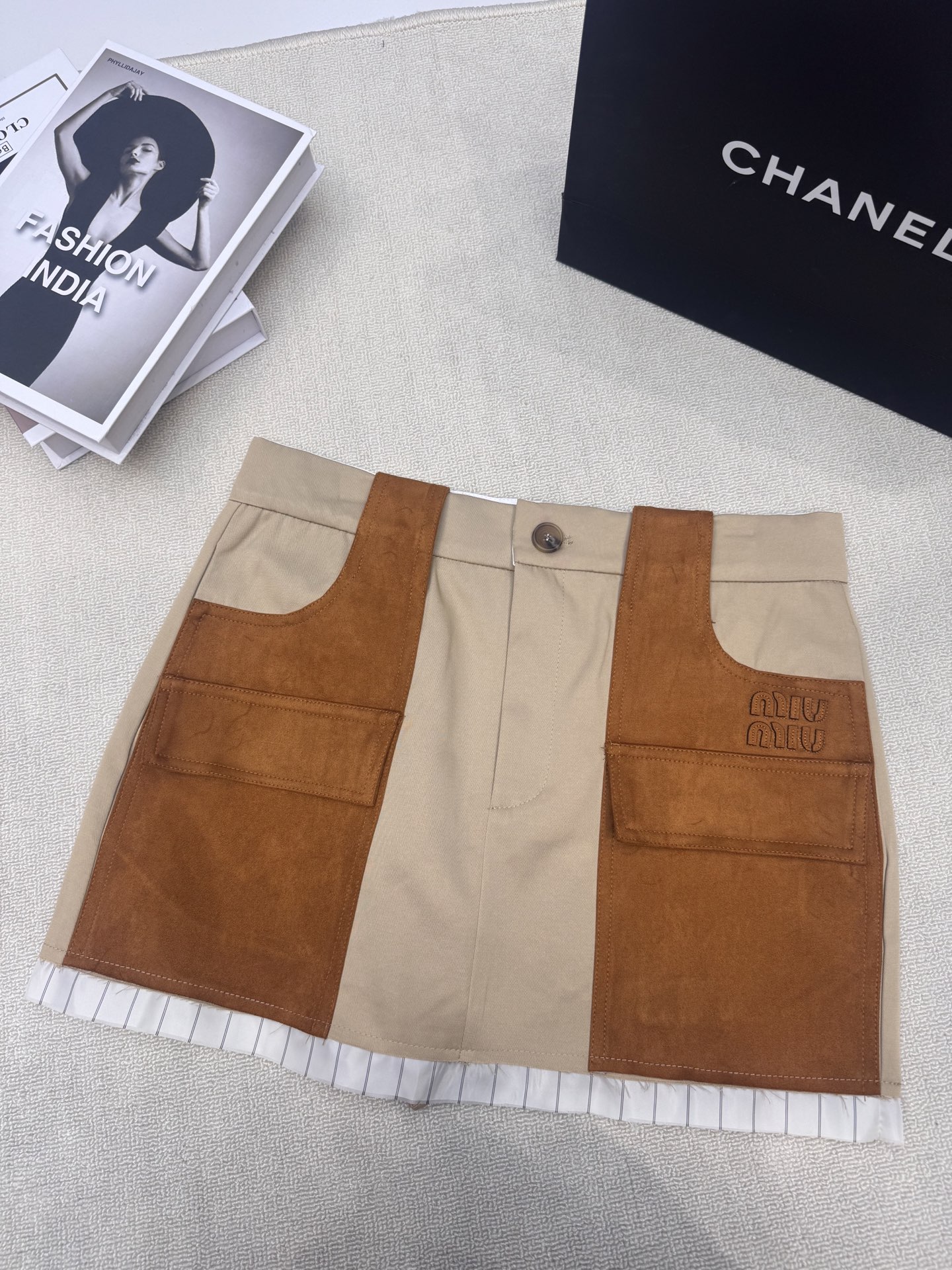[TOP] Miu Miu Skirt - Brown - 711 Luxury