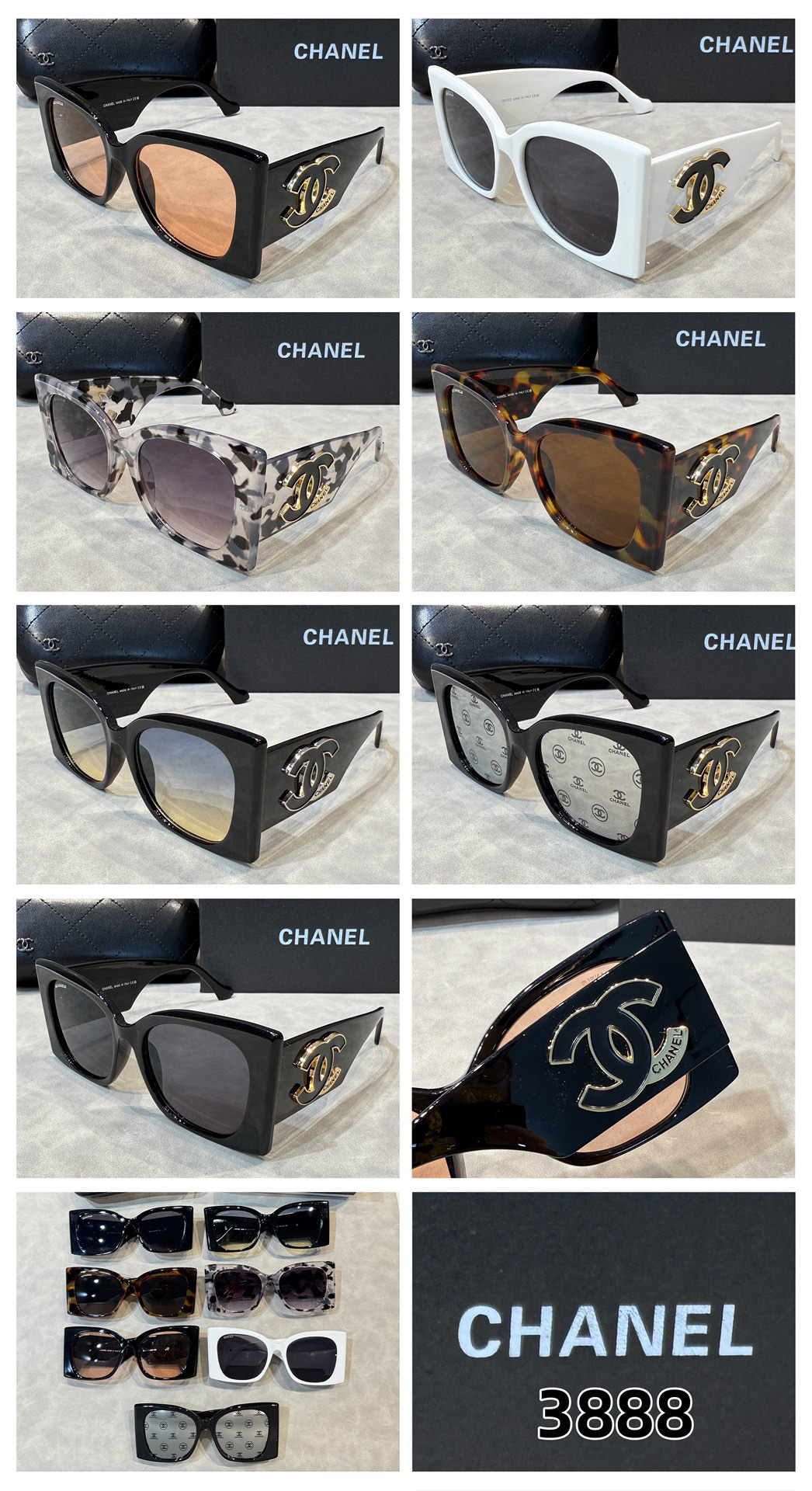 [TOP] CHANEL Sunglasses - 7 Colors - 711 Luxury