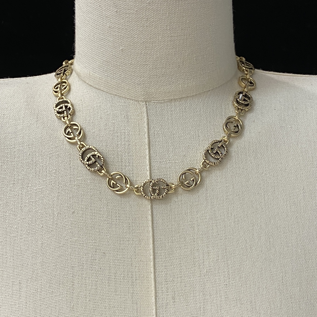 [TOP] GUCCI Necklace - Gold - 711 Luxury