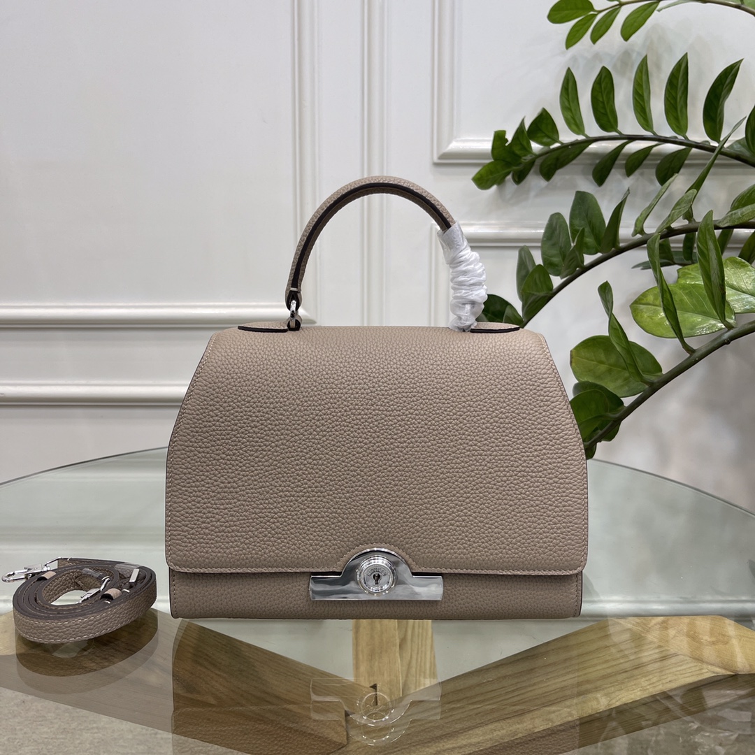 [TOP] MOYNAT RéJANE Bag Cowhide 26x10x18.5cm - Gray - 711 Luxury