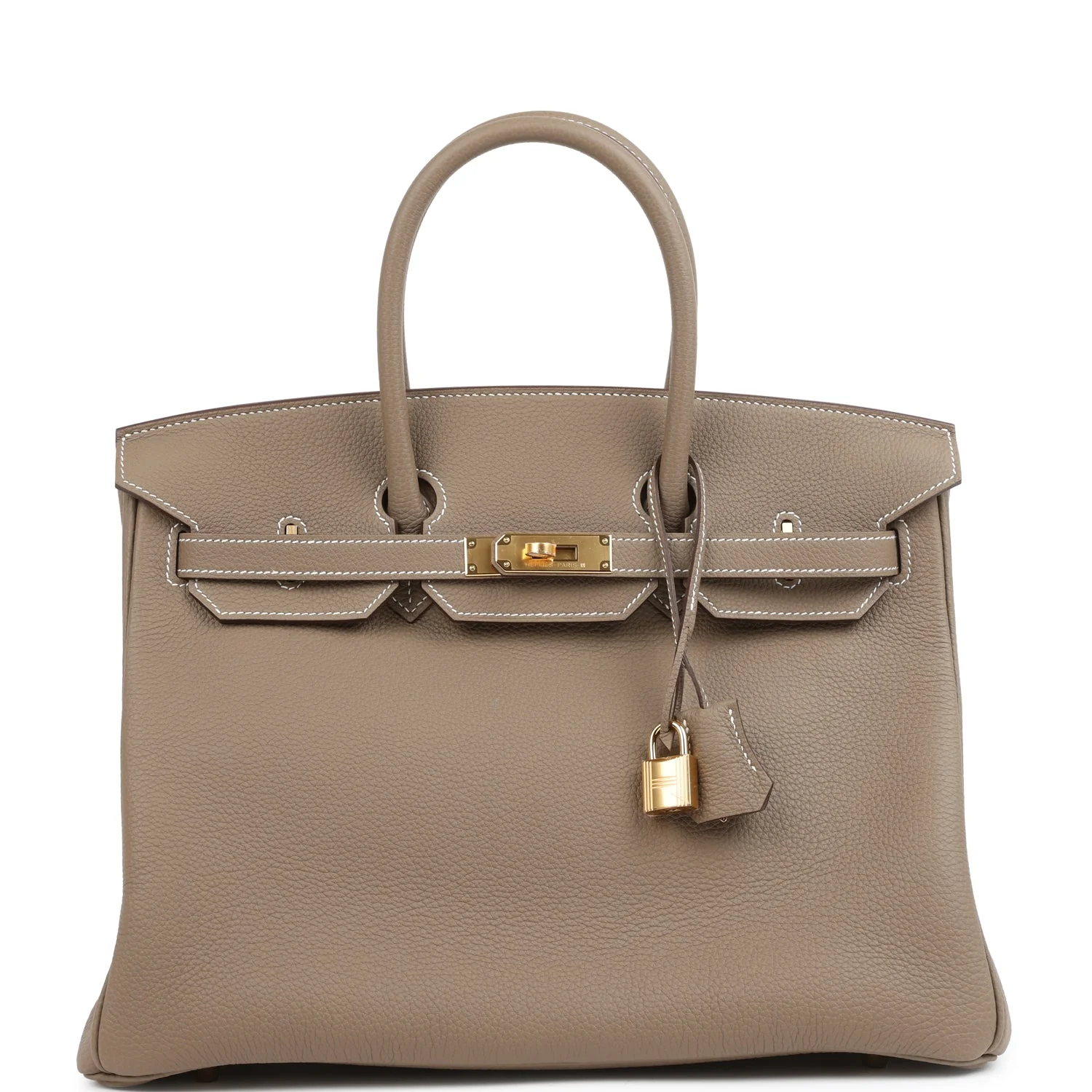 Hermes BirkinEtoupe Togo Gold Hardware