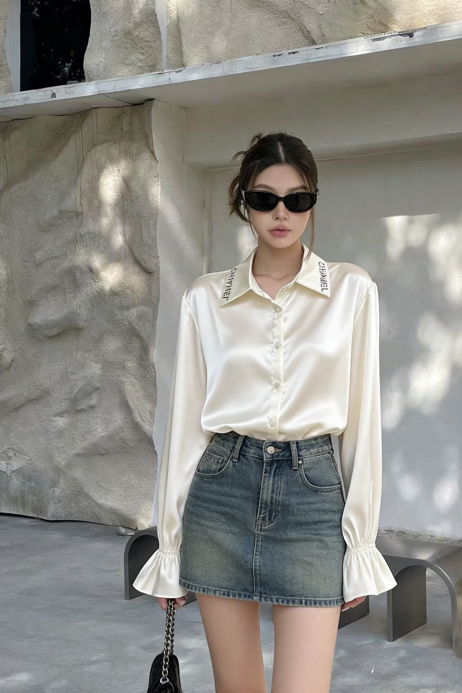 [TOP] CHANEL Shirt - Beige