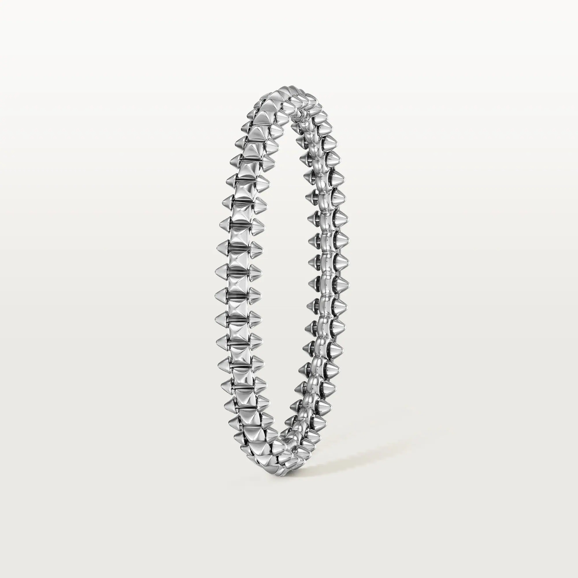 Carty Bullet Bracelet, White Gold, Medium Model