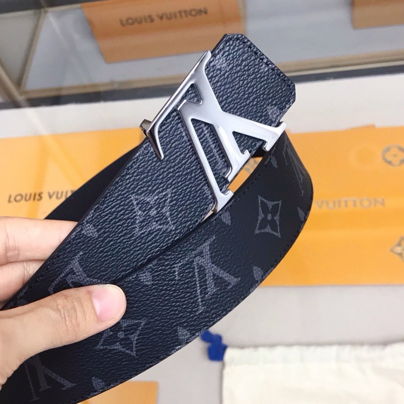 [TOP] Louis Vuitton LV Men's Belt Calfskin - Black - 711 Luxury