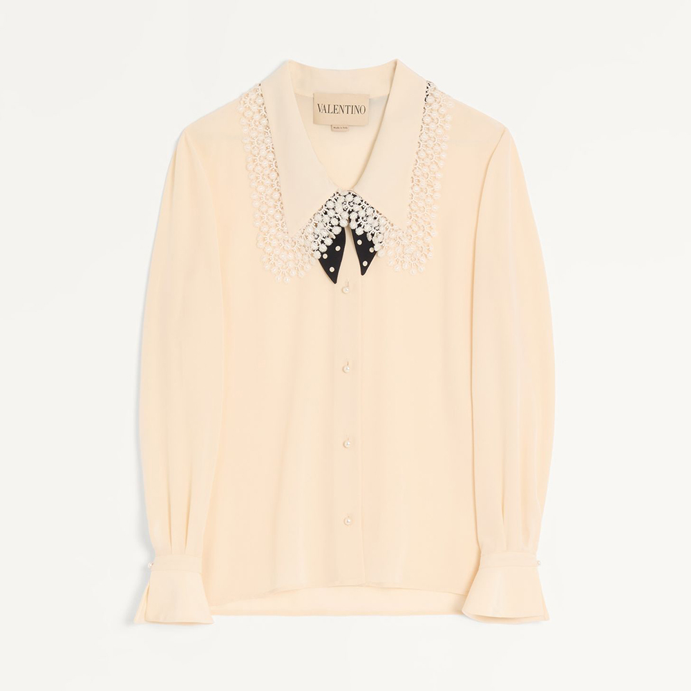 Valentino Crepe De Chine Shirt for Woman #333952