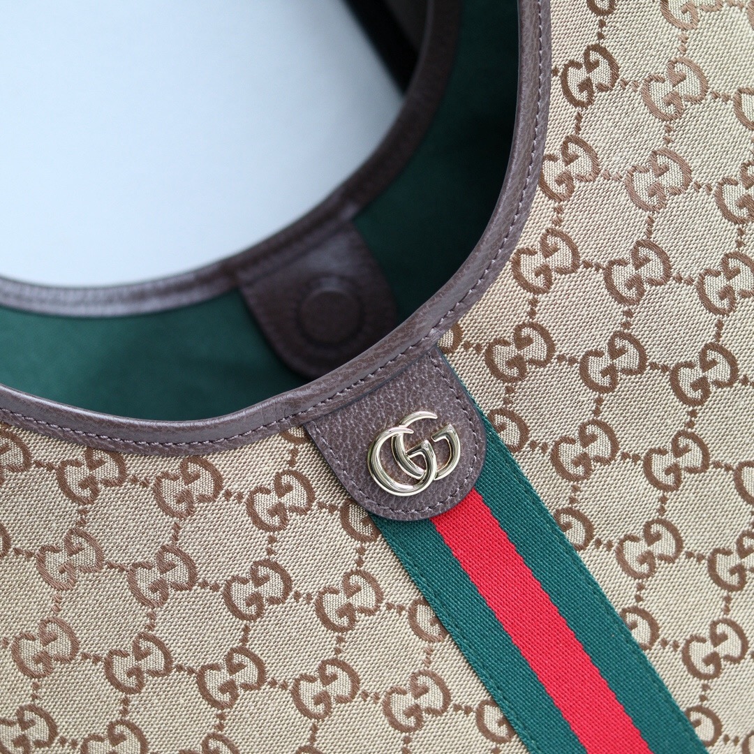 [TOP] GUCCI Giglio Tote Bags 50x47x14 cm - Brown - 711 Luxury