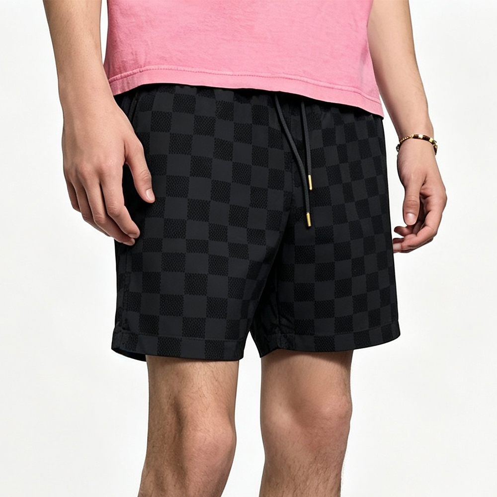 Louis Vuitton Checkerboard Dark Pattern Shorts #379850