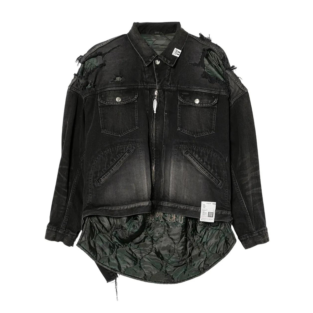 Designer Clothing Maison Mihara Yasuhiro Distressed Denim Jacket #393192 | Nigo Office