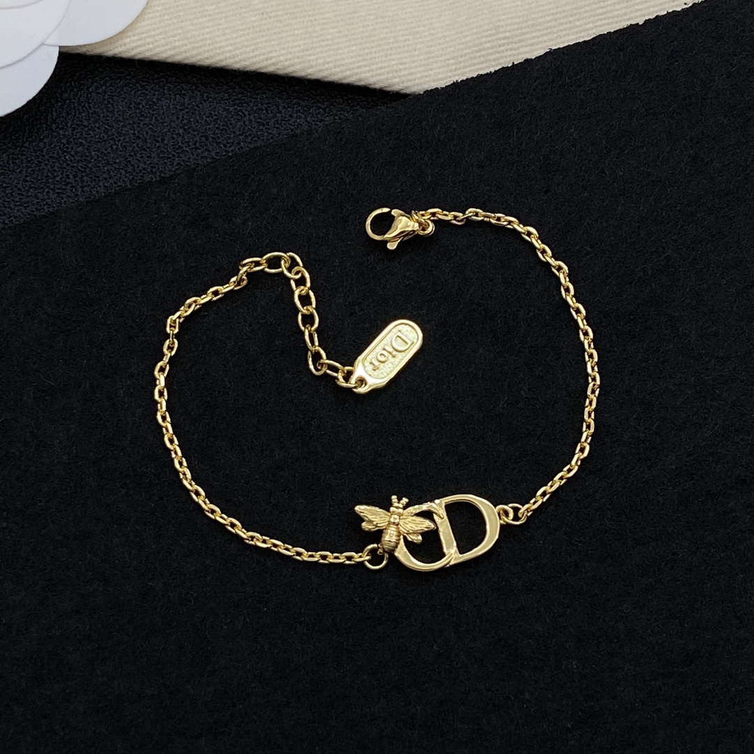 [TOP] Christian Dior Bracelet - Gold