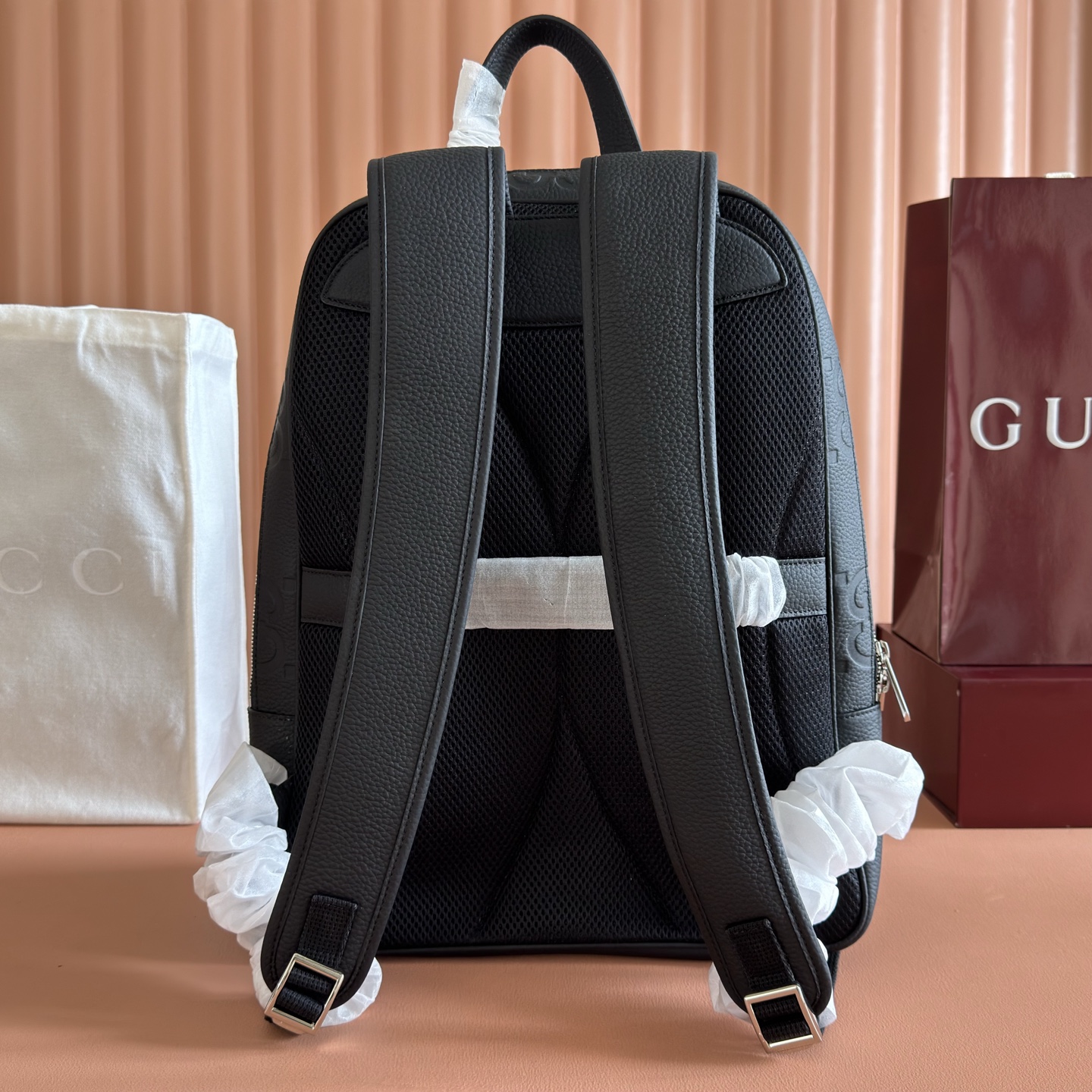 [TOP] GUCCI Backpack 32x42x16cm - Black - 711 Luxury