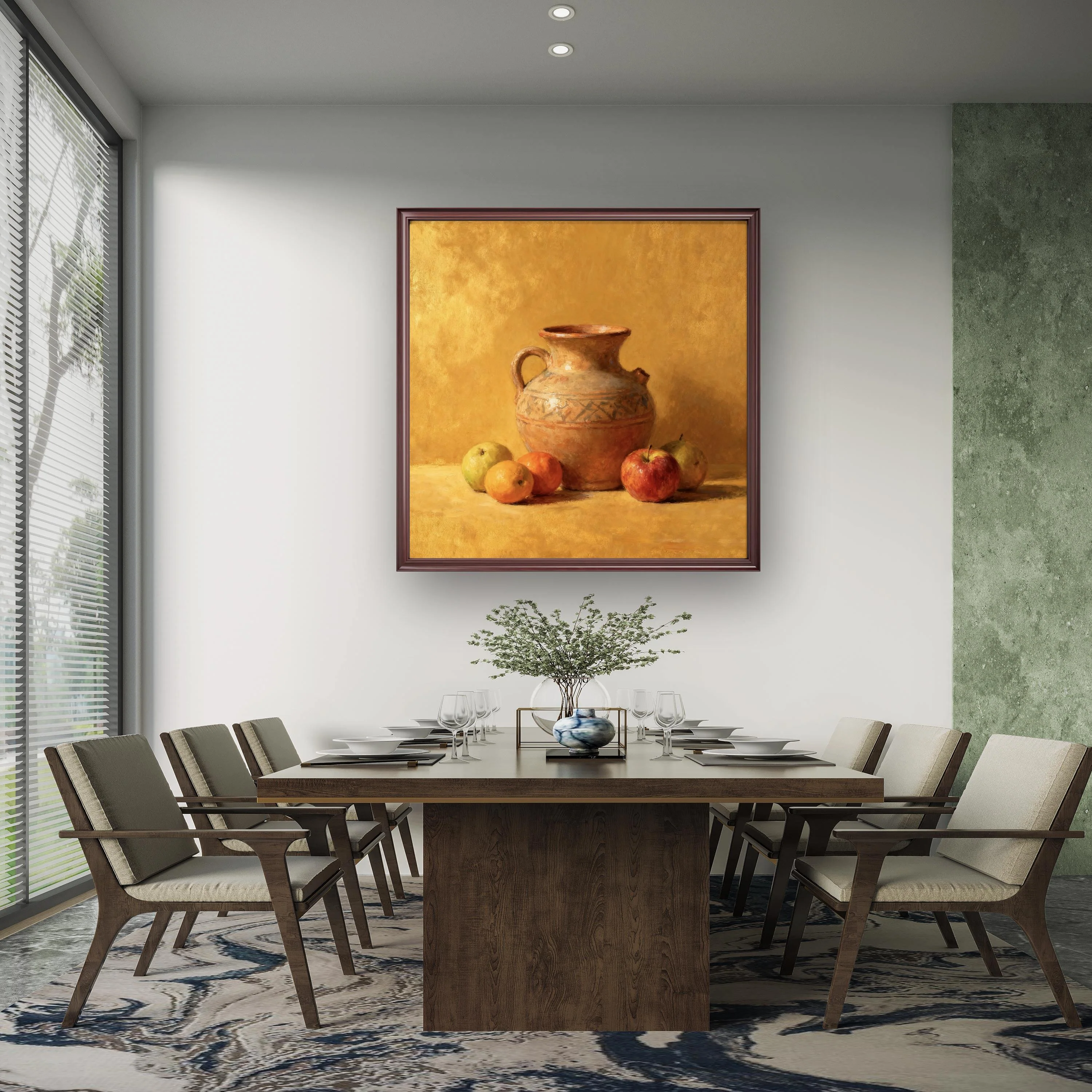 Amber Light and Shadow