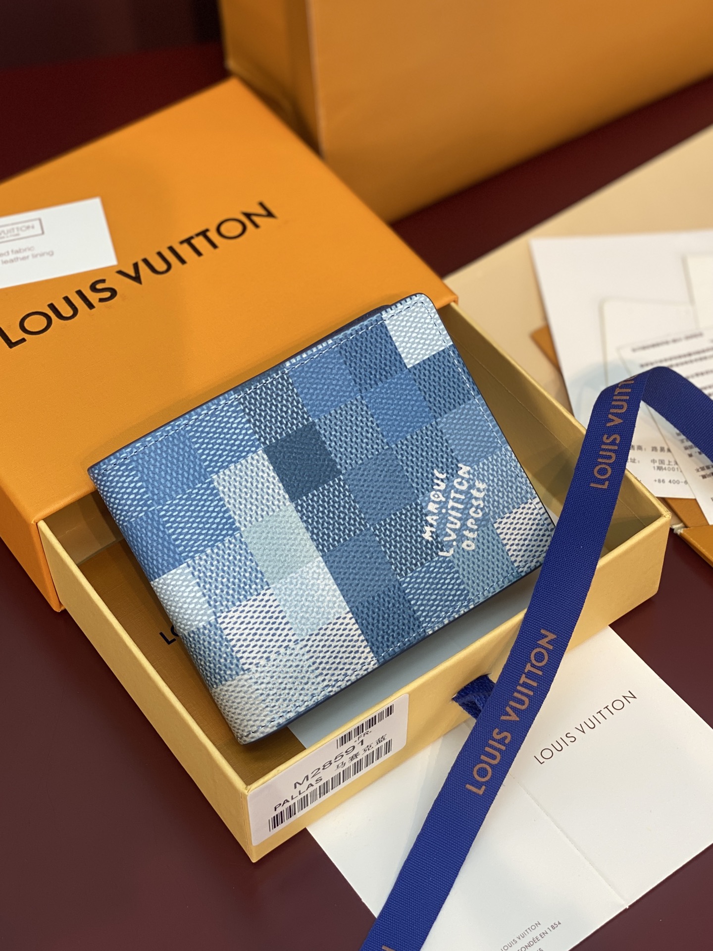 [TOP] Louis Vuitton LV Wallet 11 x 8.5 x 2cm - Blue - 711 Luxury