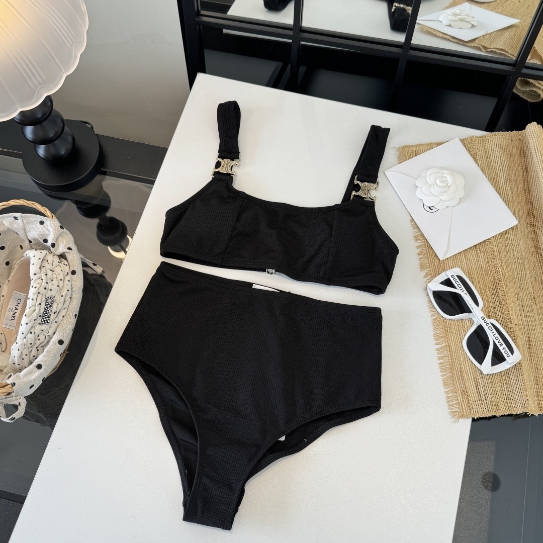 [TOP] CELINE Swimsuit - Black - 711 Luxury