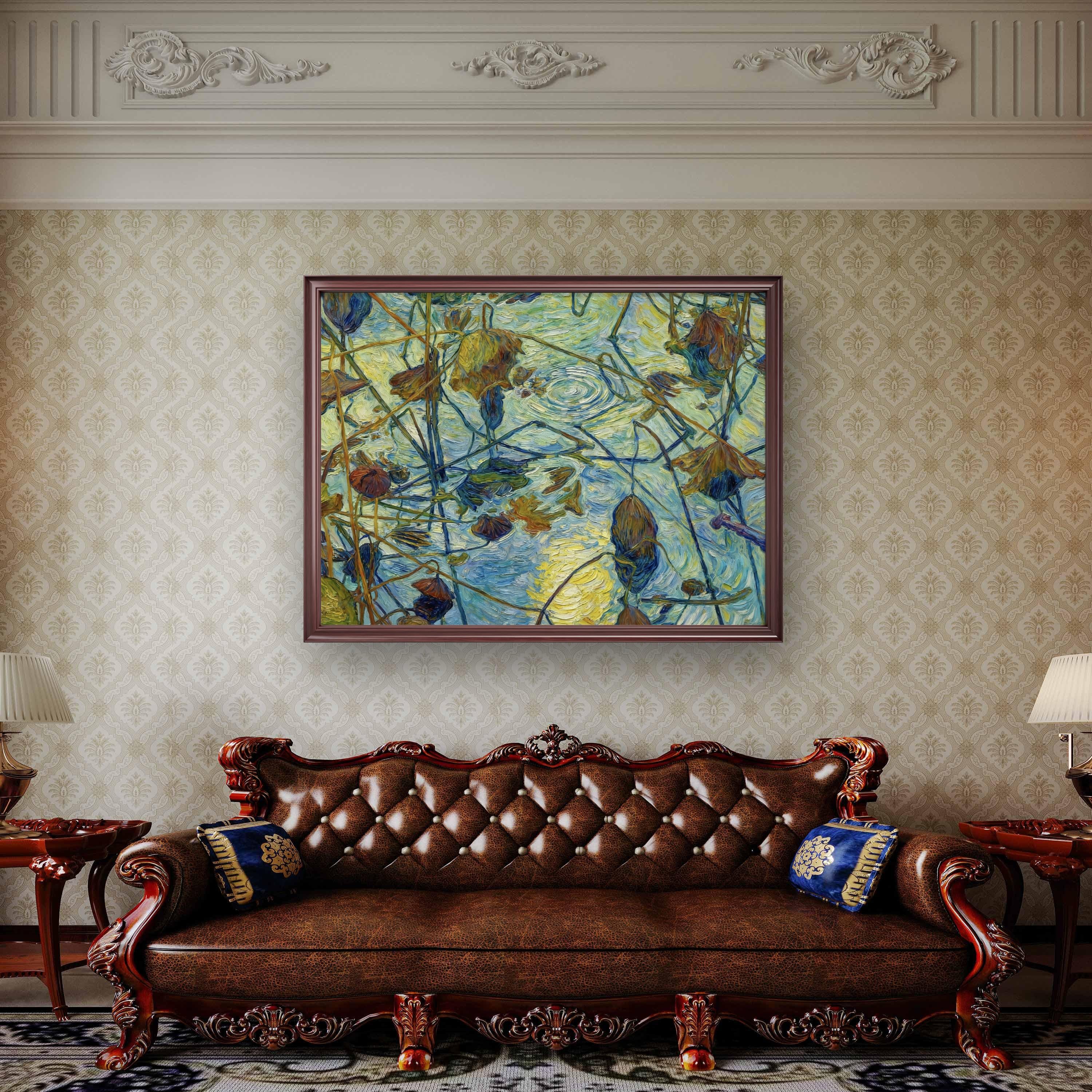 Lotus Pond in Moonlight