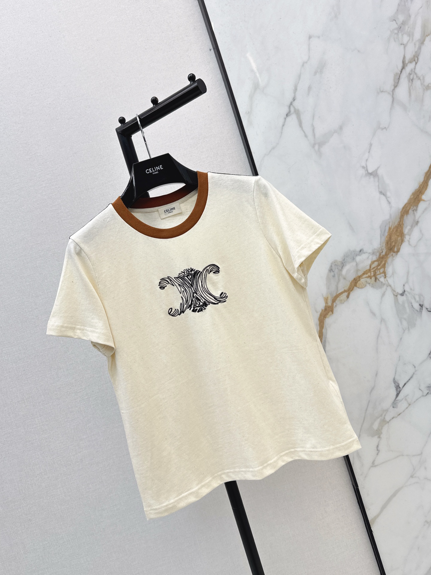 [TOP] CELINE T-shirt - Beige