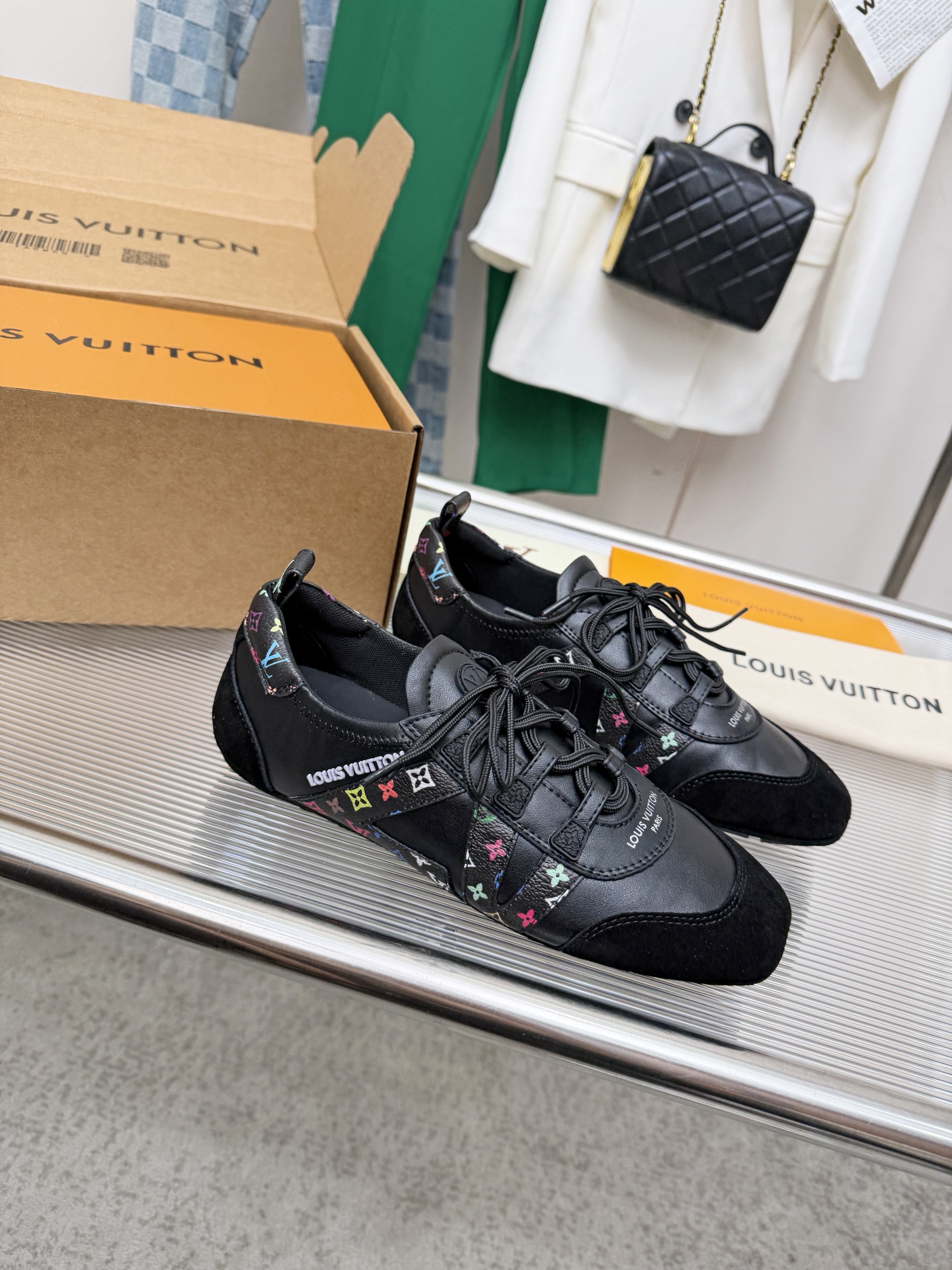 [TOP] Louis Vuitton LV Sneakerina Sneakers - Black - 711 Luxury