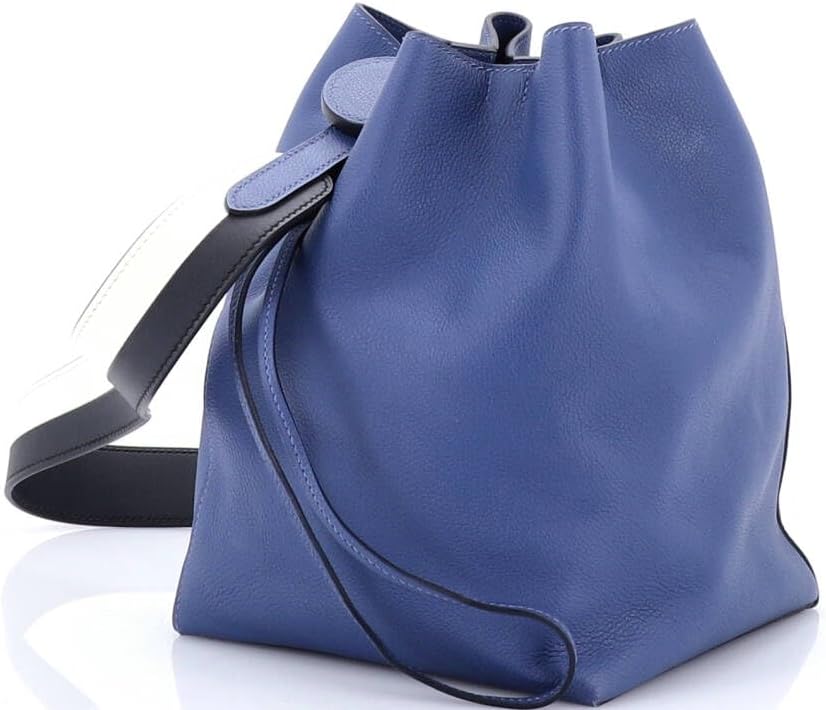 Hermès, Pre-Loved Licol Bag Evercolor 17, Bleu Brighton
