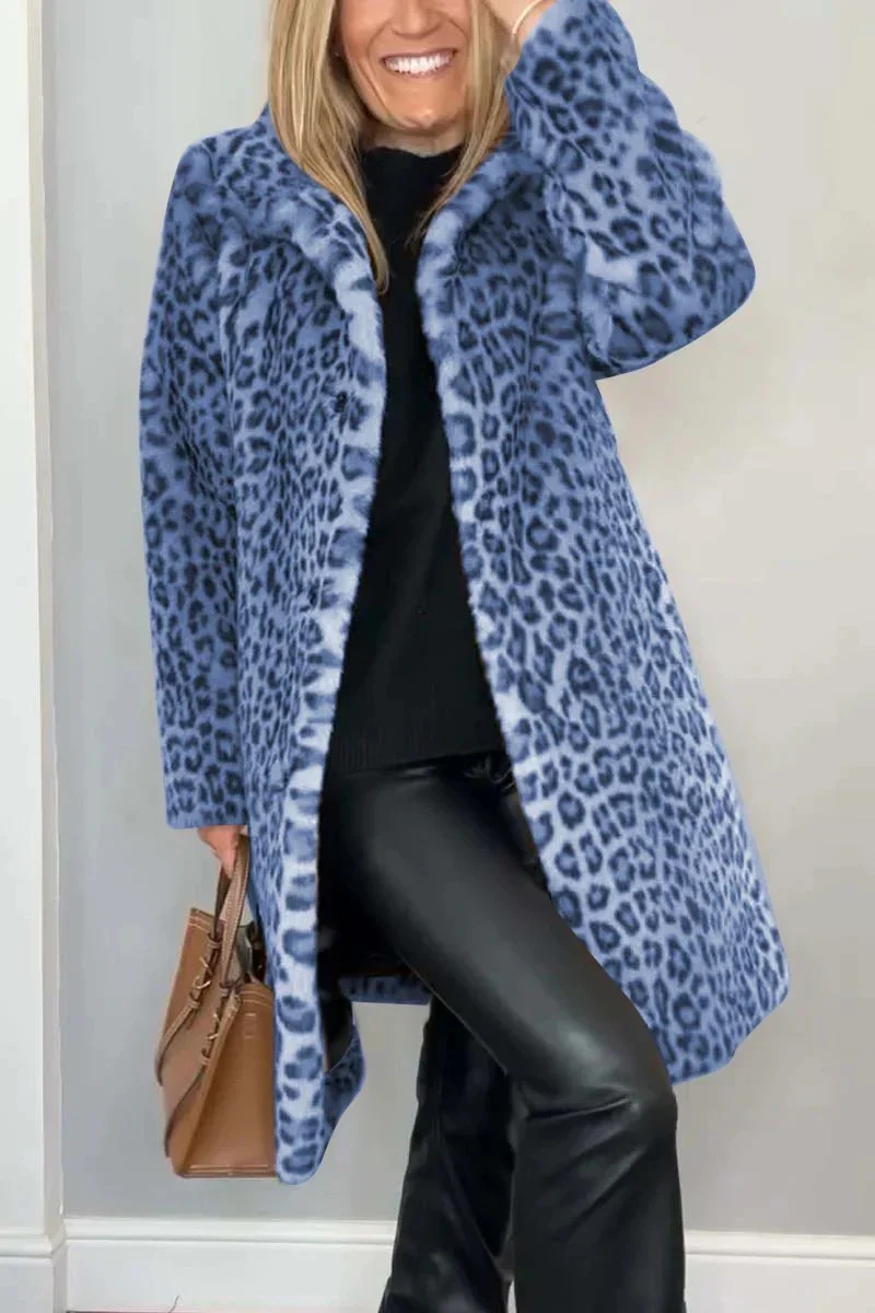 FURIA | Manteau Léopard Stylé
