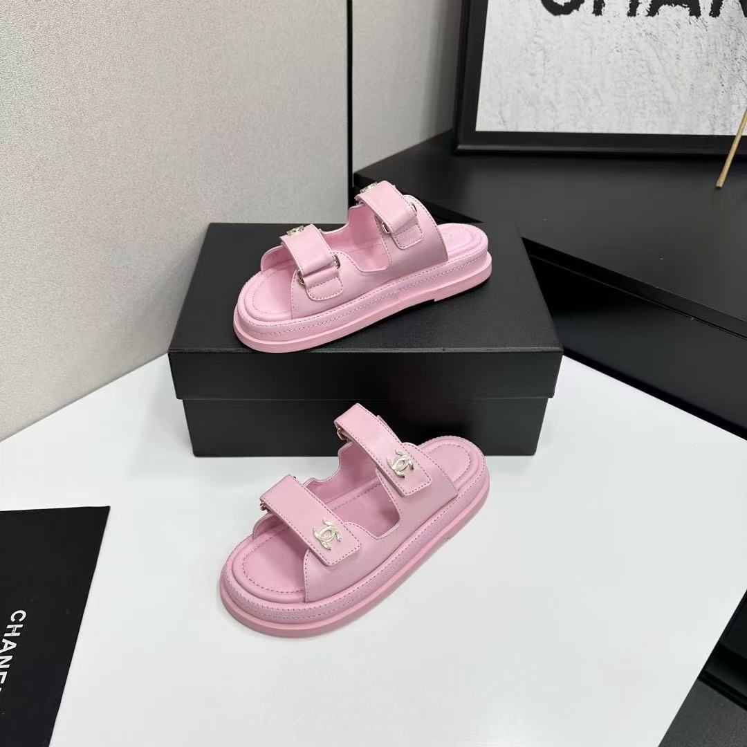 [TOP] CHANEL Sandals - Pink - 711 Luxury