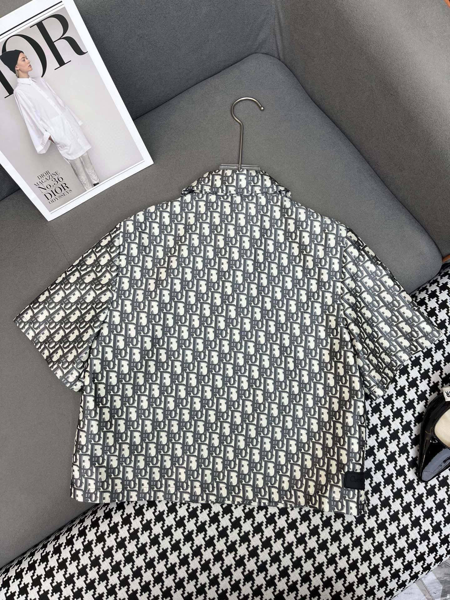 [TOP] Christian Dior Shirt + Skirt Set - Gray