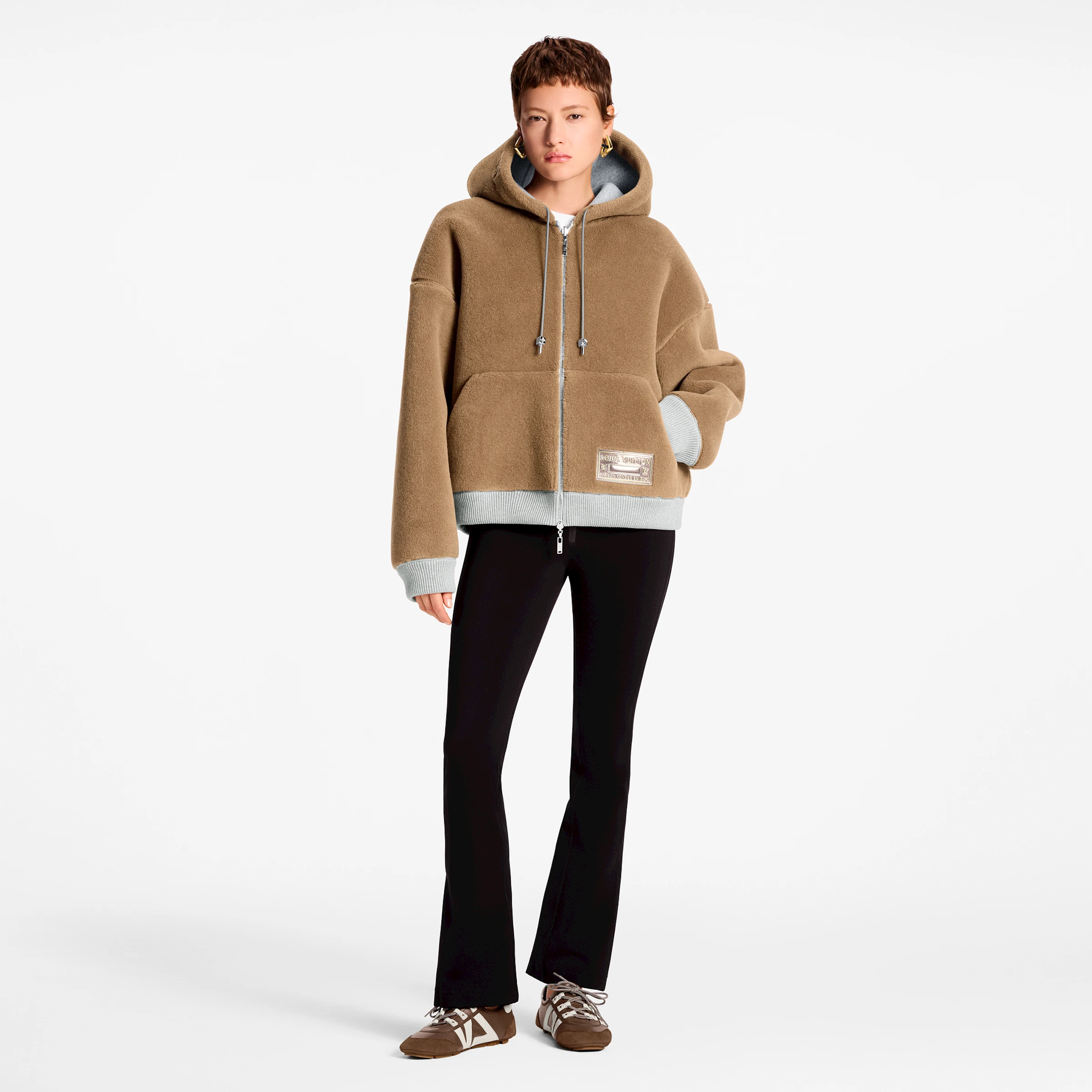 Louis Vuitton Clothing LOUIS VUITTON Reversible Faux Fur Hoodie #395435 View 2 | Nigo Office