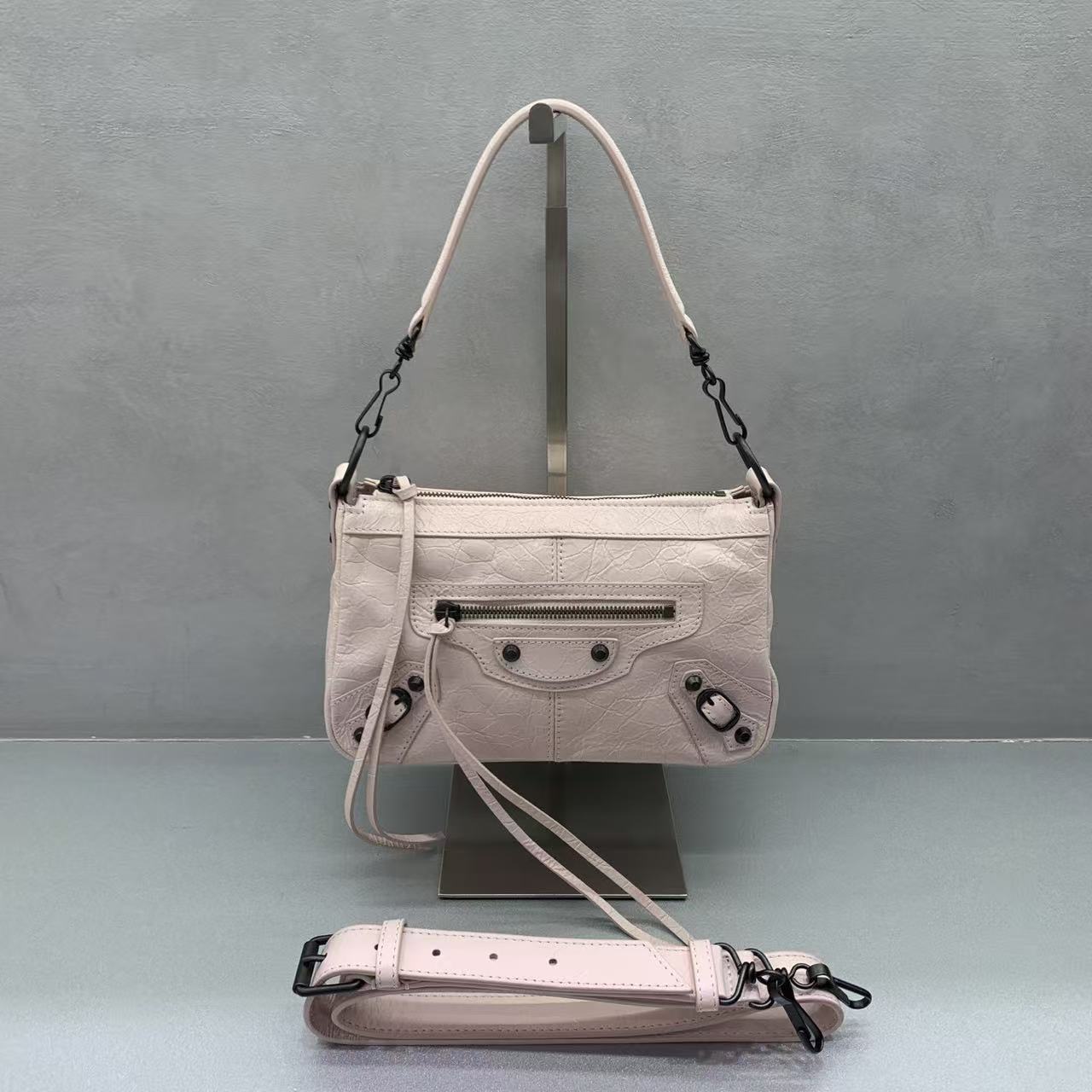 [TOP] BALENCIAGA City Moto Mini Bag 23x14x9cm - 3 Colors - 711 Luxury