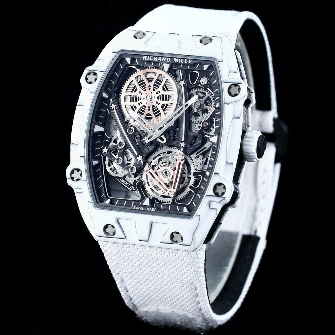 [TOP] Richard Mille RM 27-05 Flying Tourbillon Rafael Nadal  Watch - White - 711 Luxury