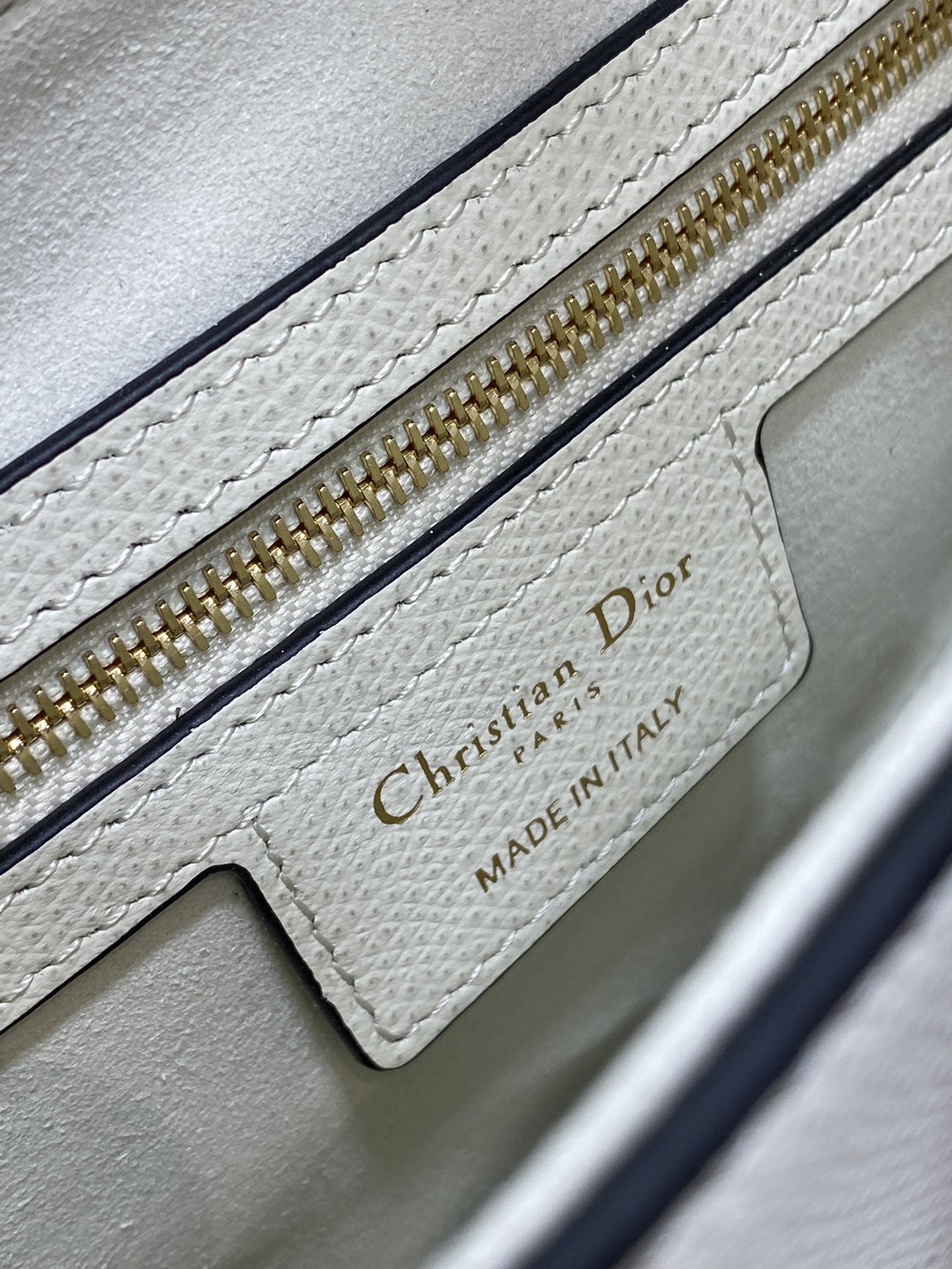 [TOP] Christian Dior Saddle Bag 25cm - White - 711 Luxury