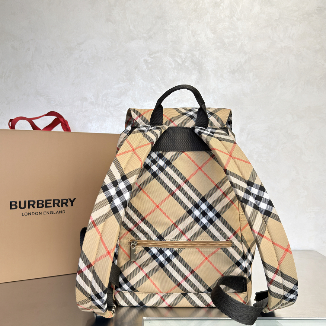 [TOP] BURBERRY Backpack 27x17x40cm - Khaki - 711 Luxury