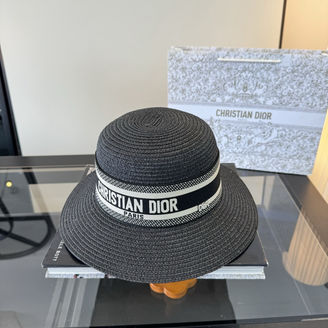 [TOP] Christian Dior Hat - Black - 711 Luxury
