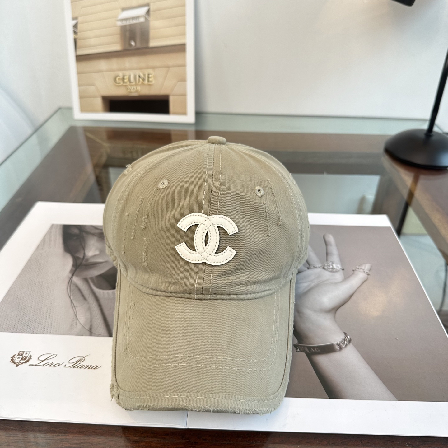 [TOP] CHANEL Baseball Cap - Khaki - 711 Luxury