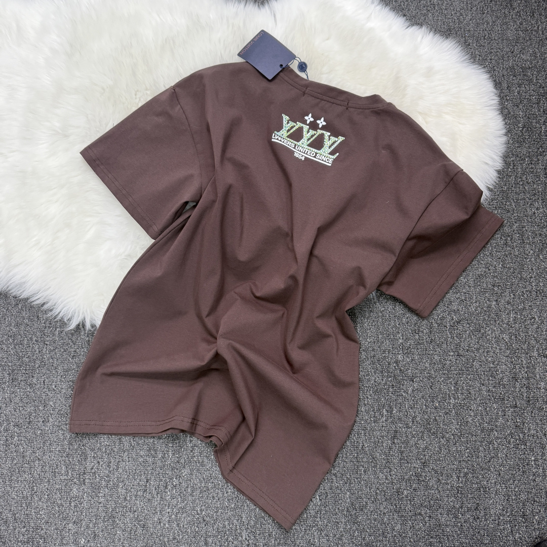 [TOP] Louis Vuitton LV T-shirt - Brown
