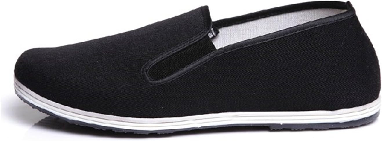UNOW Chinese Traditional Cloth Kung Fu Shoes,Black