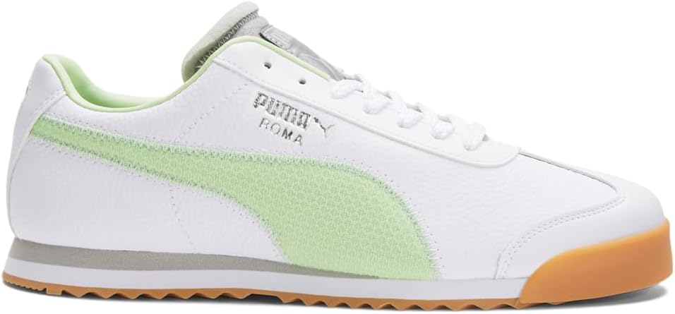 PUMA Mens Roma PPE Lace Up Sneakers Shoes Casual - White