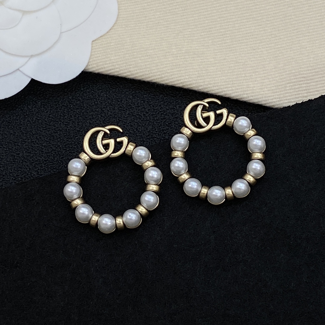 [TOP] GUCCI Earrings - 2 Color