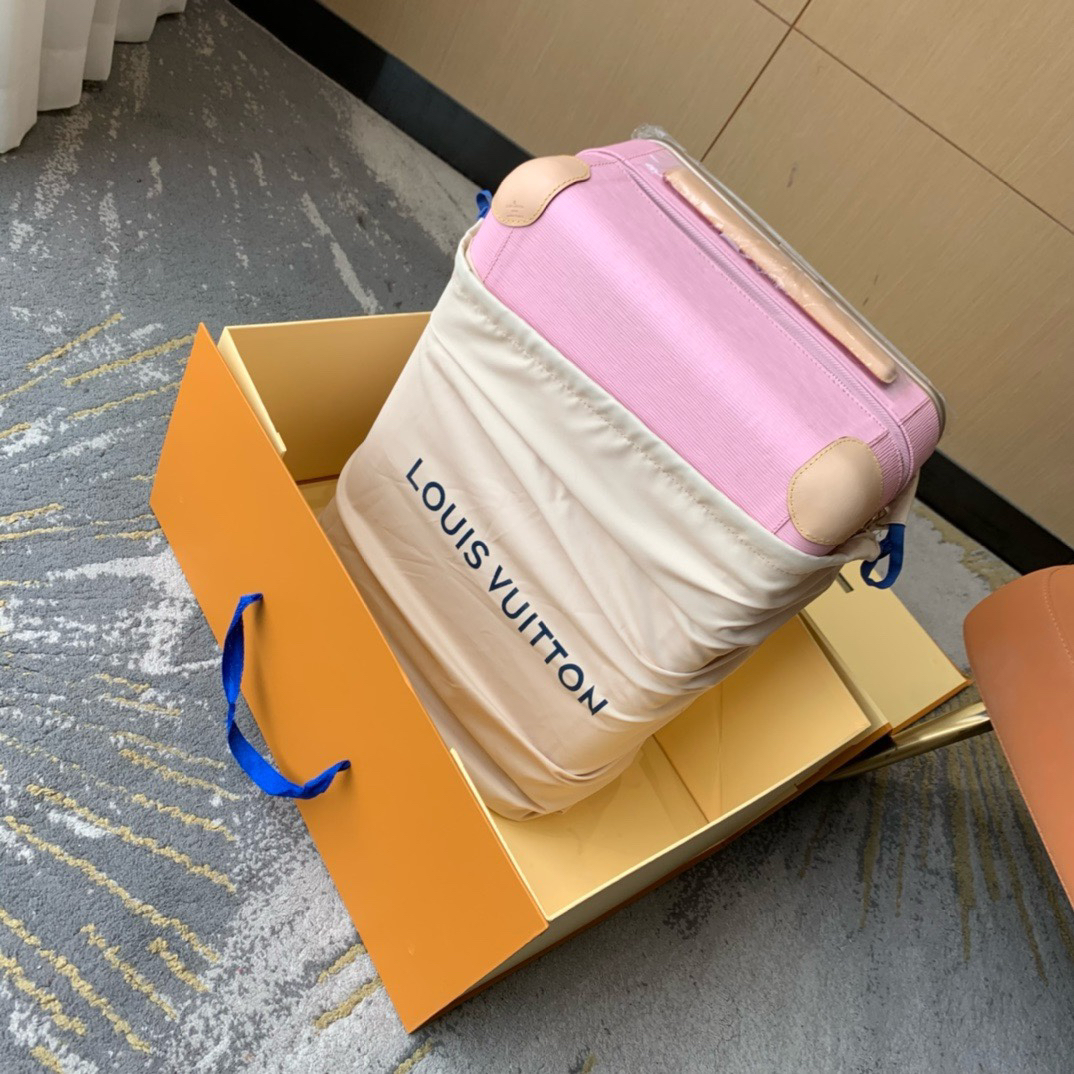 [TOP] Louis Vuitton LV Rolling Luggage Horizon 38.0 x 55.0 x 21.0 cm - Pink - 711 Luxury