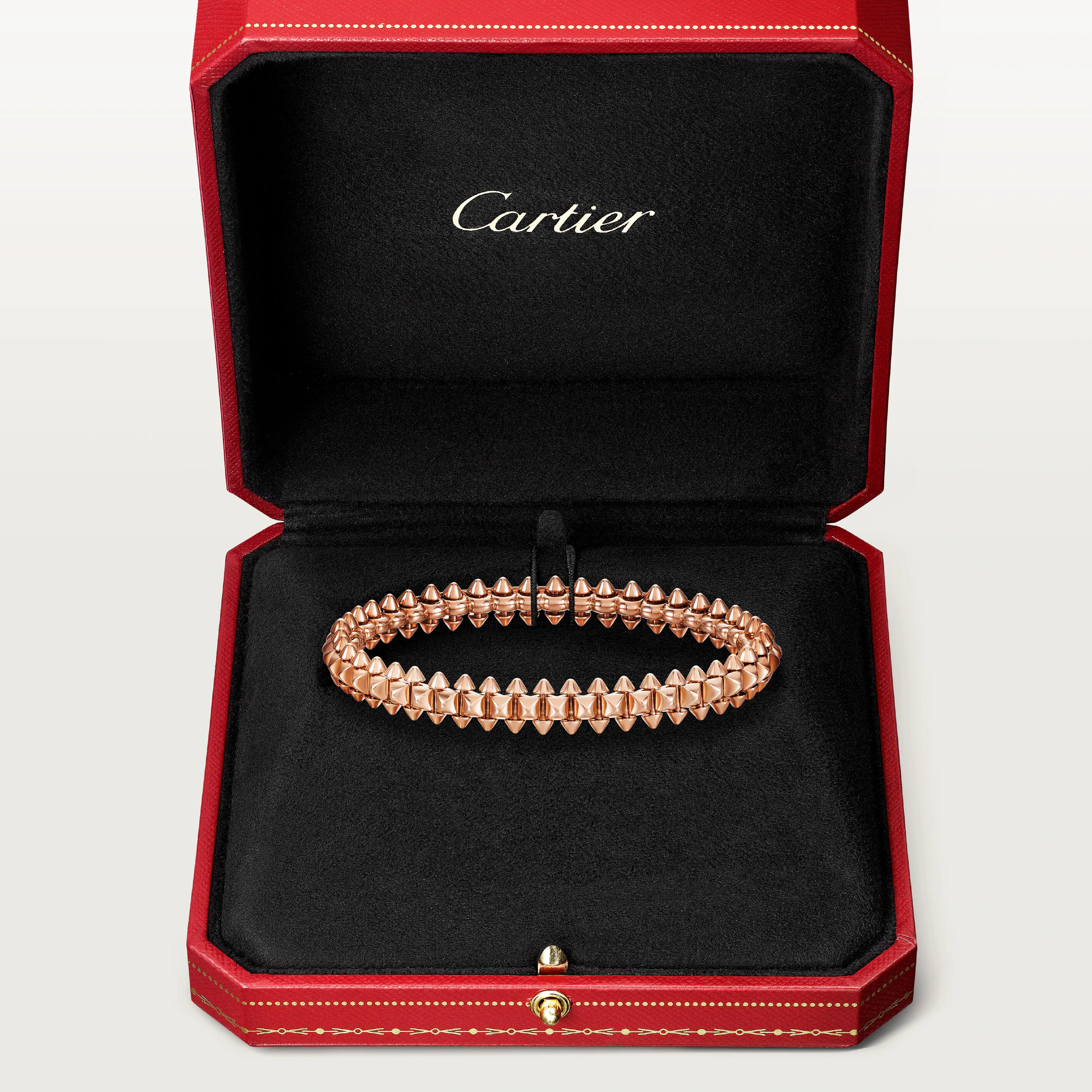Carty Bullet Bracelet, Rose Gold, Medium Model