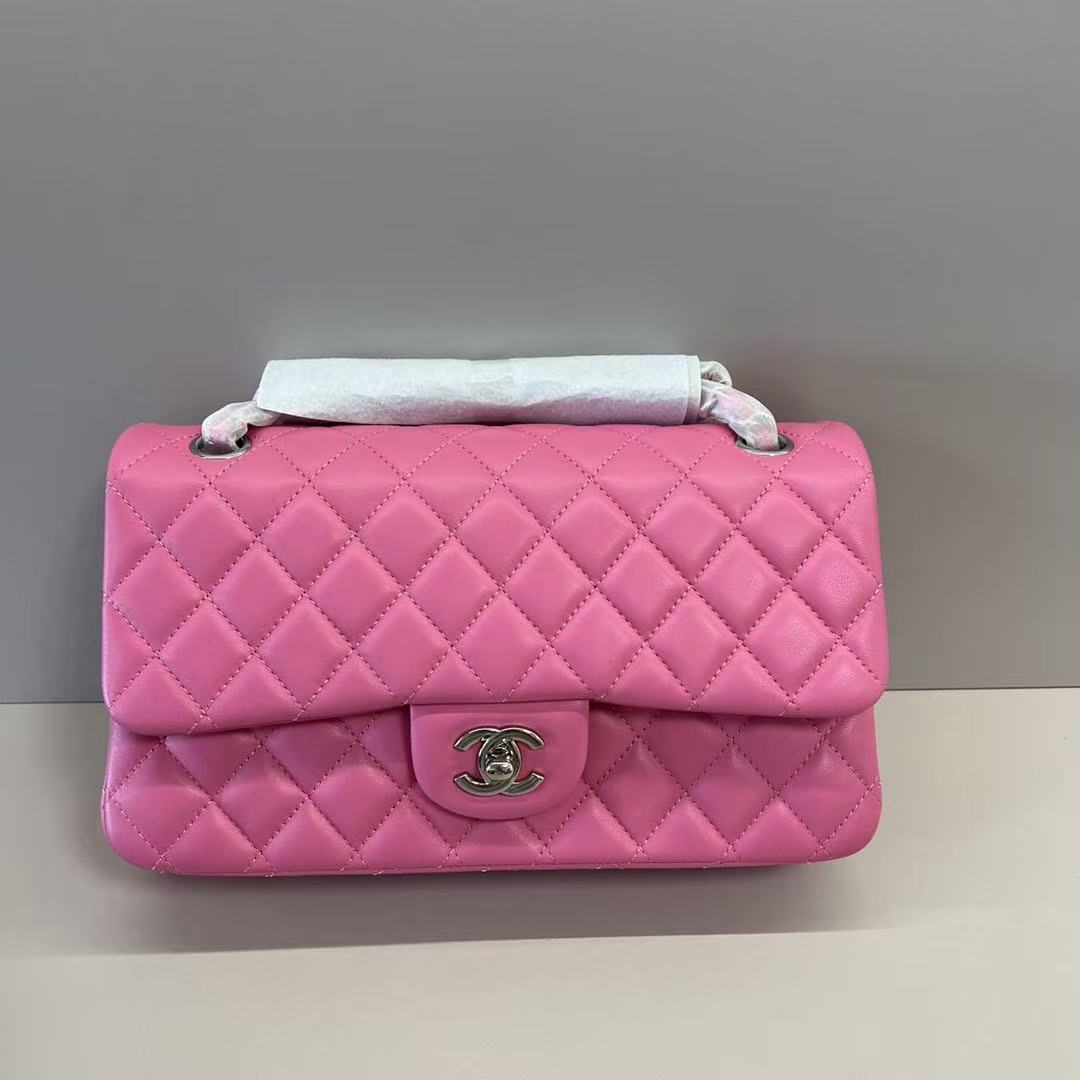 [TOP] CHANEL Classic Flap Bag Medium 25cm – Pink - 711 Luxury