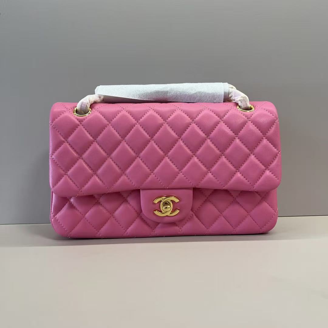 [TOP] CHANEL Classic Flap Bag Medium 25cm – Pink - 711 Luxury