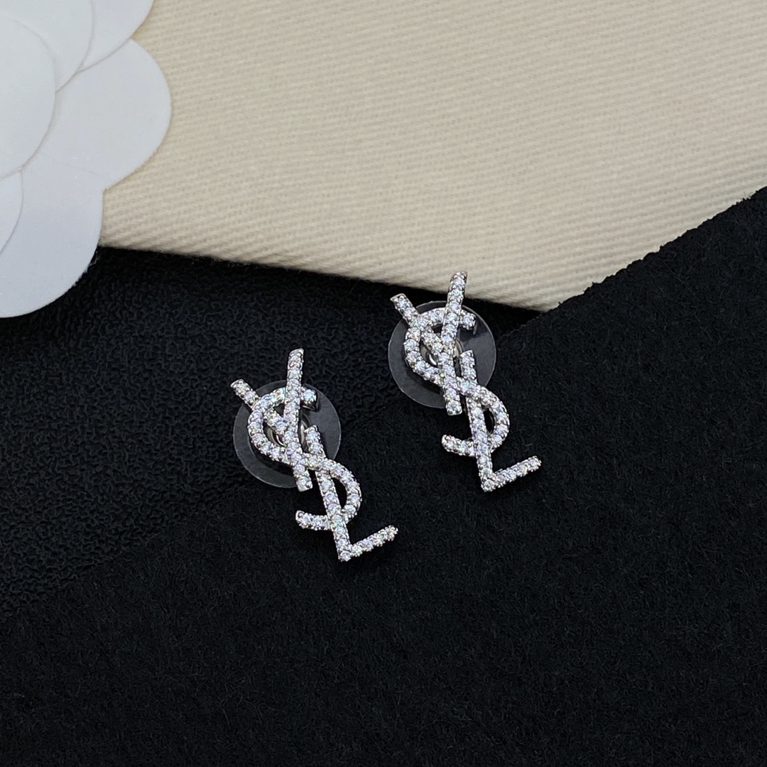 [TOP] Yves Saint Laurent YSL Earrings - 2 Colors